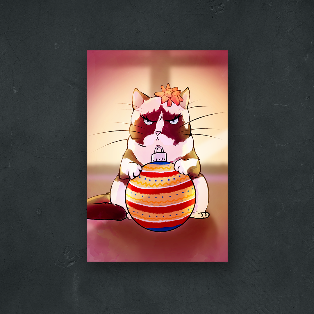 MAXOUCO - HOLIDAY - Christmas Mad Cat