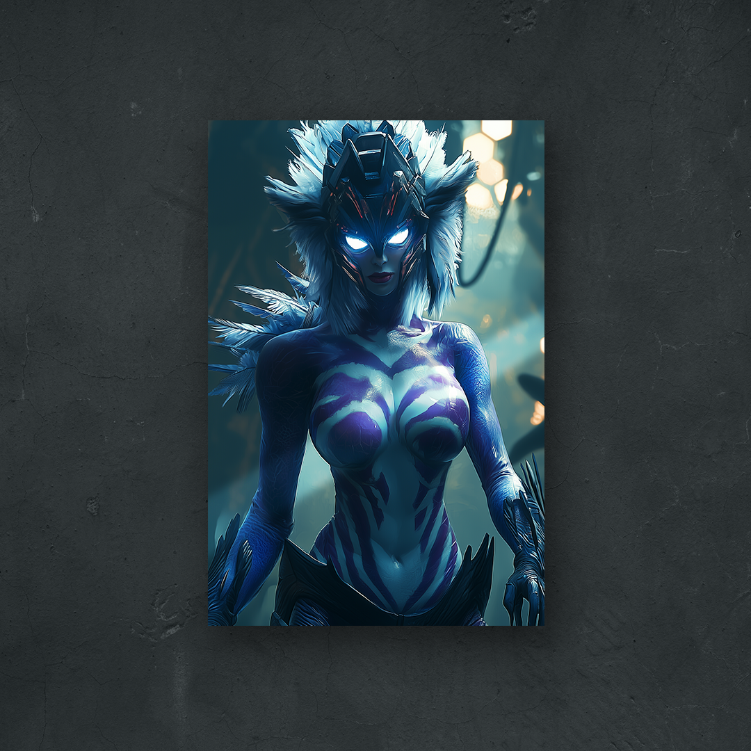 OUR COLLECTION - SCI-FI - Plumed Alien