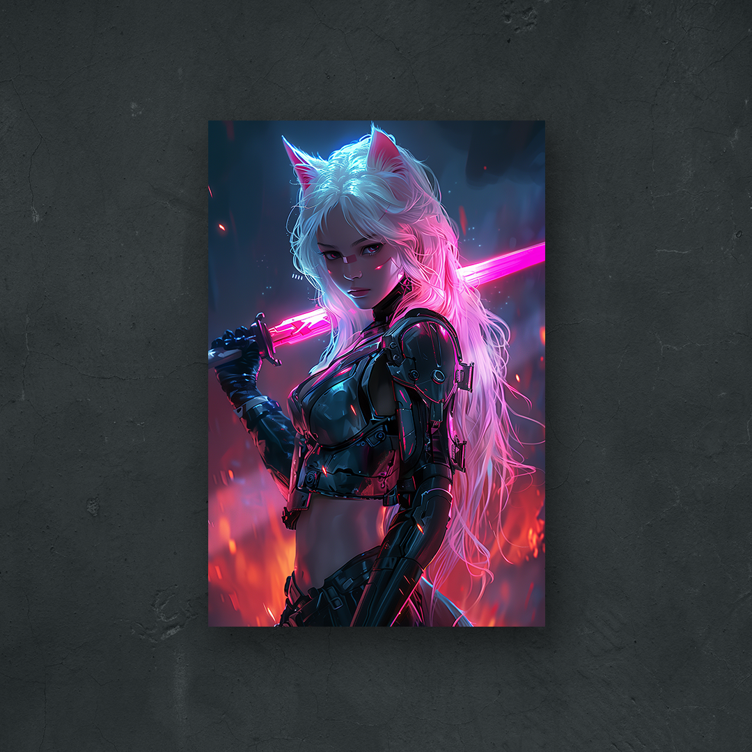 NOTRE COLLECTION - SCI-FI - la Robot Cat Girl