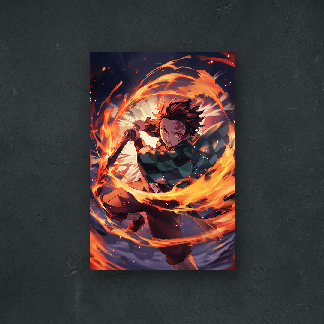 FUJIMOTO AYUMU - DEMON SLAYER - Tanjiro's fire breathing
