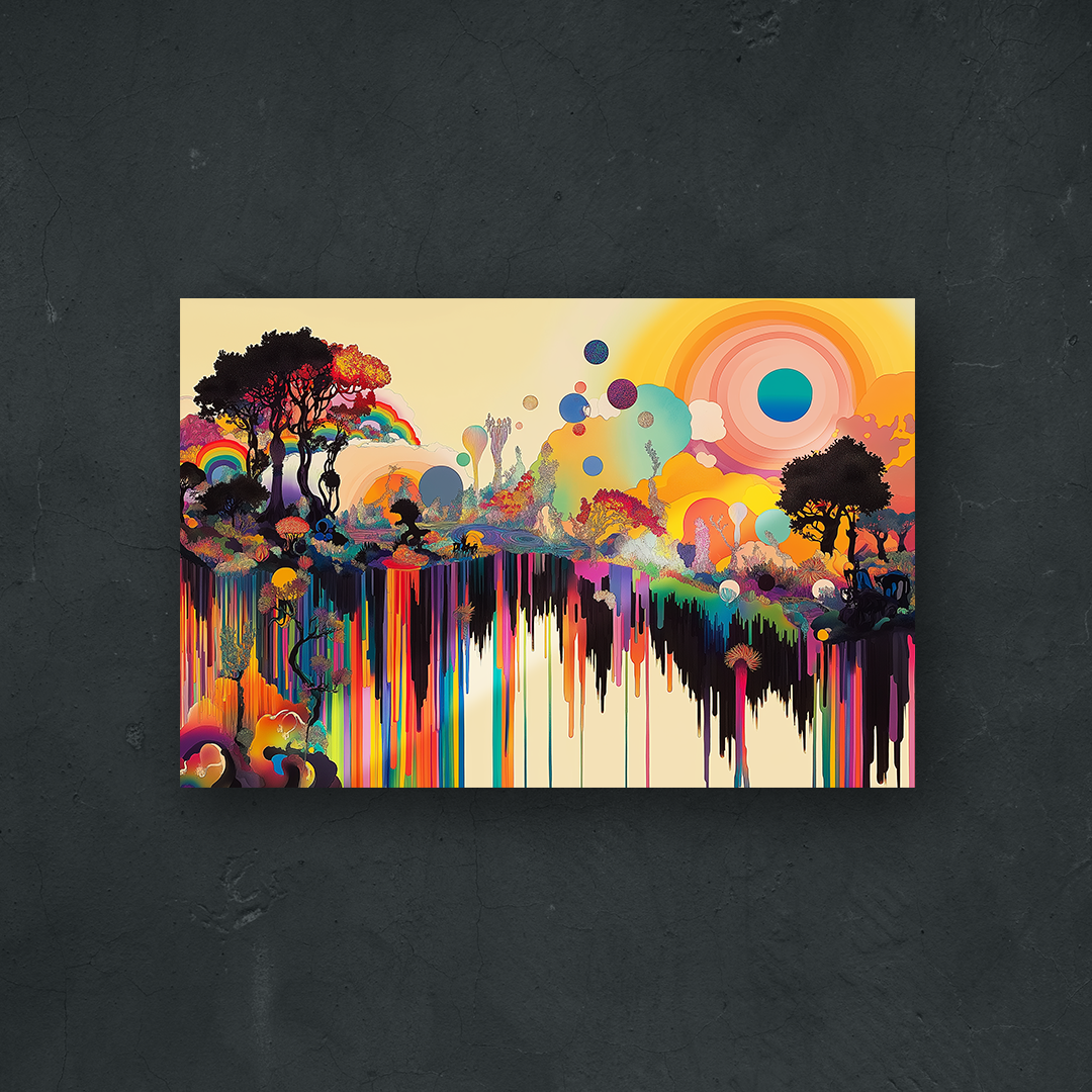 NOTRE COLLECTION - ABSTRAIT - Paysages colorés et fondants