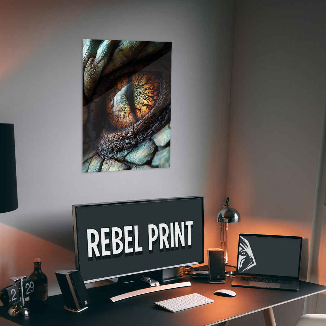 NOTRE COLLECTION - FANTASY - Dragon aux yeux marrons