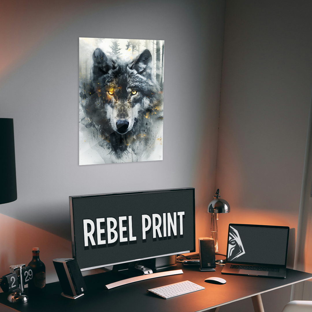 NOTRE COLLECTION - NATURE - le Loup aux Yeux d'Or