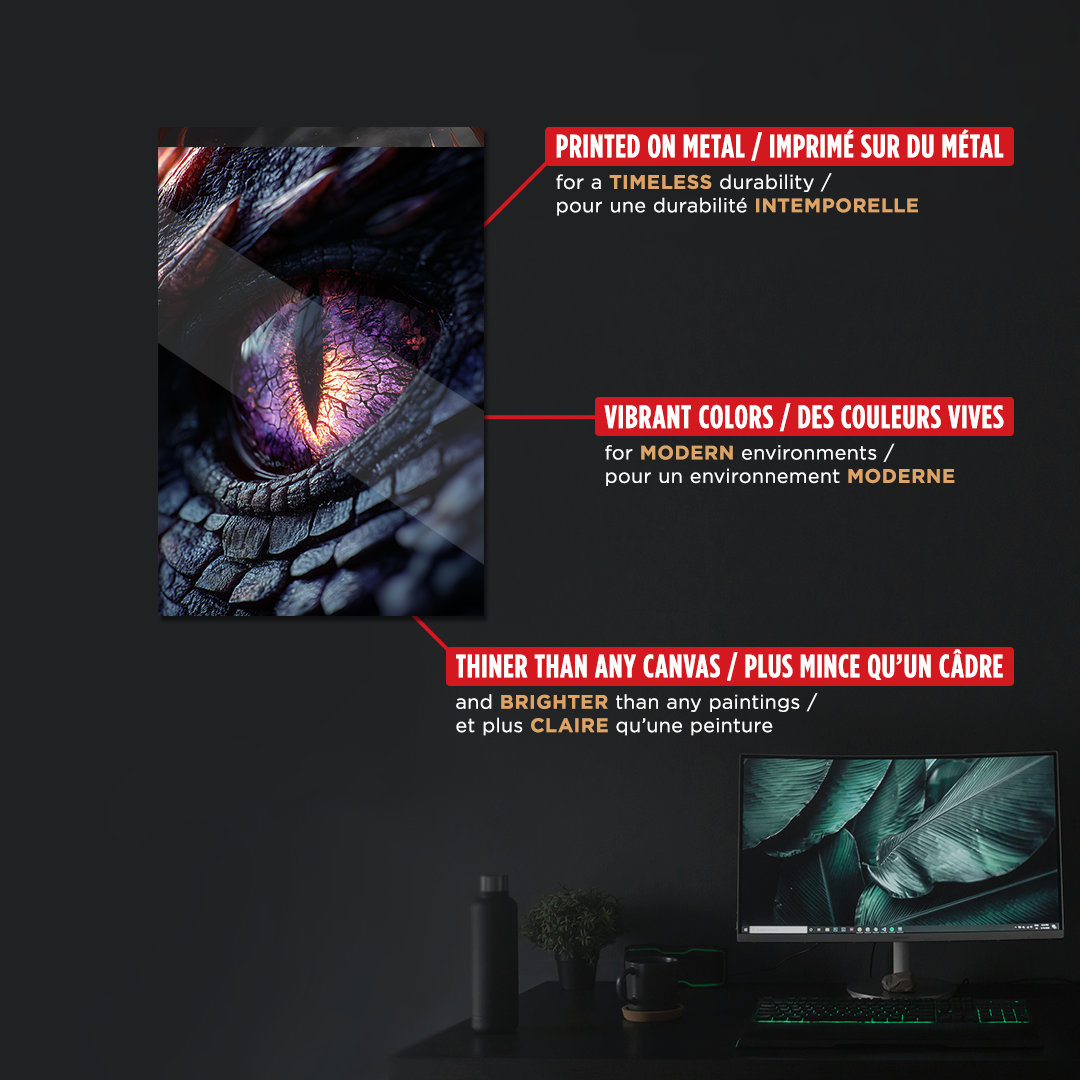 OUR COLLECTION - FANTASY - Violet Eyed Dragon