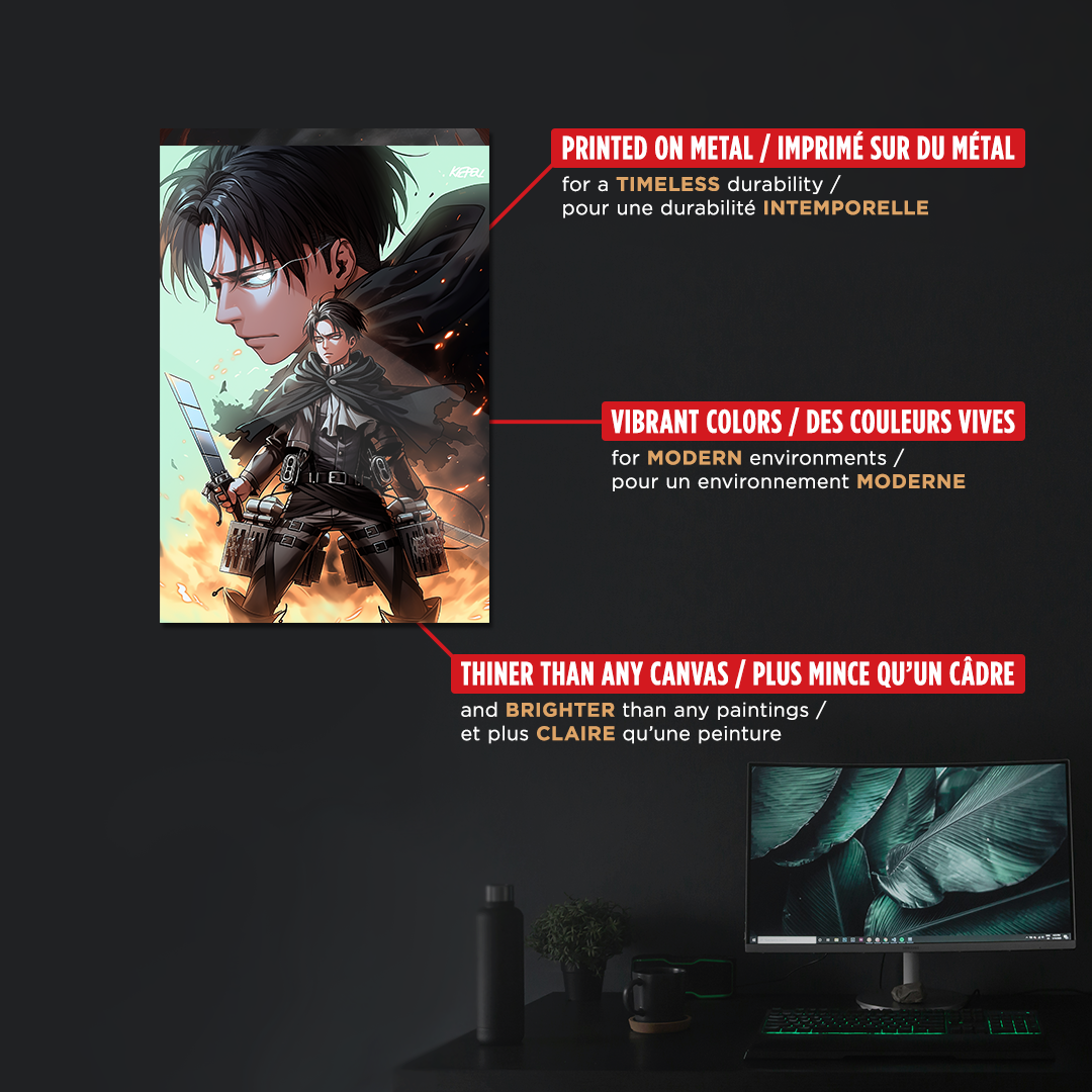 FUJIMOTO AYUMU - ATTACK ON TITAN - Levi's decisive pose