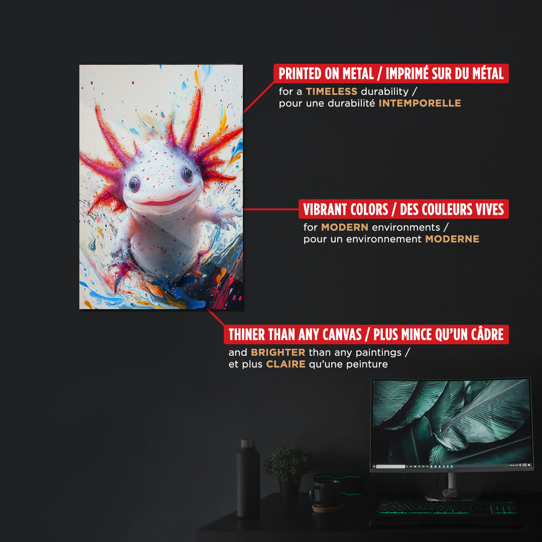 NOTRE COLLECTION - ABSTRAIT - Vibin Axolotl