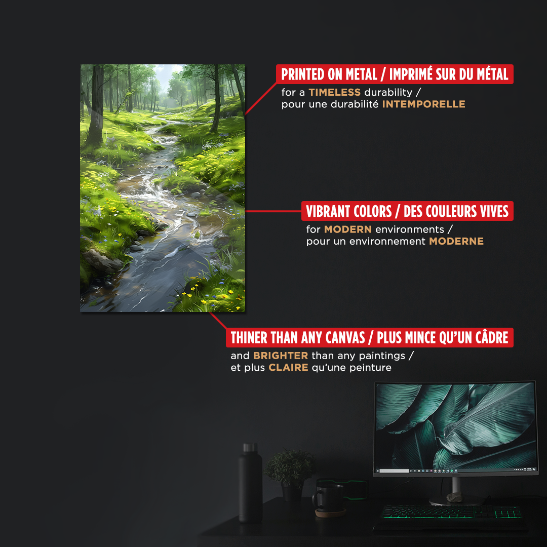 NOTRE COLLECTION - NATURE - Ruisseau Forestier