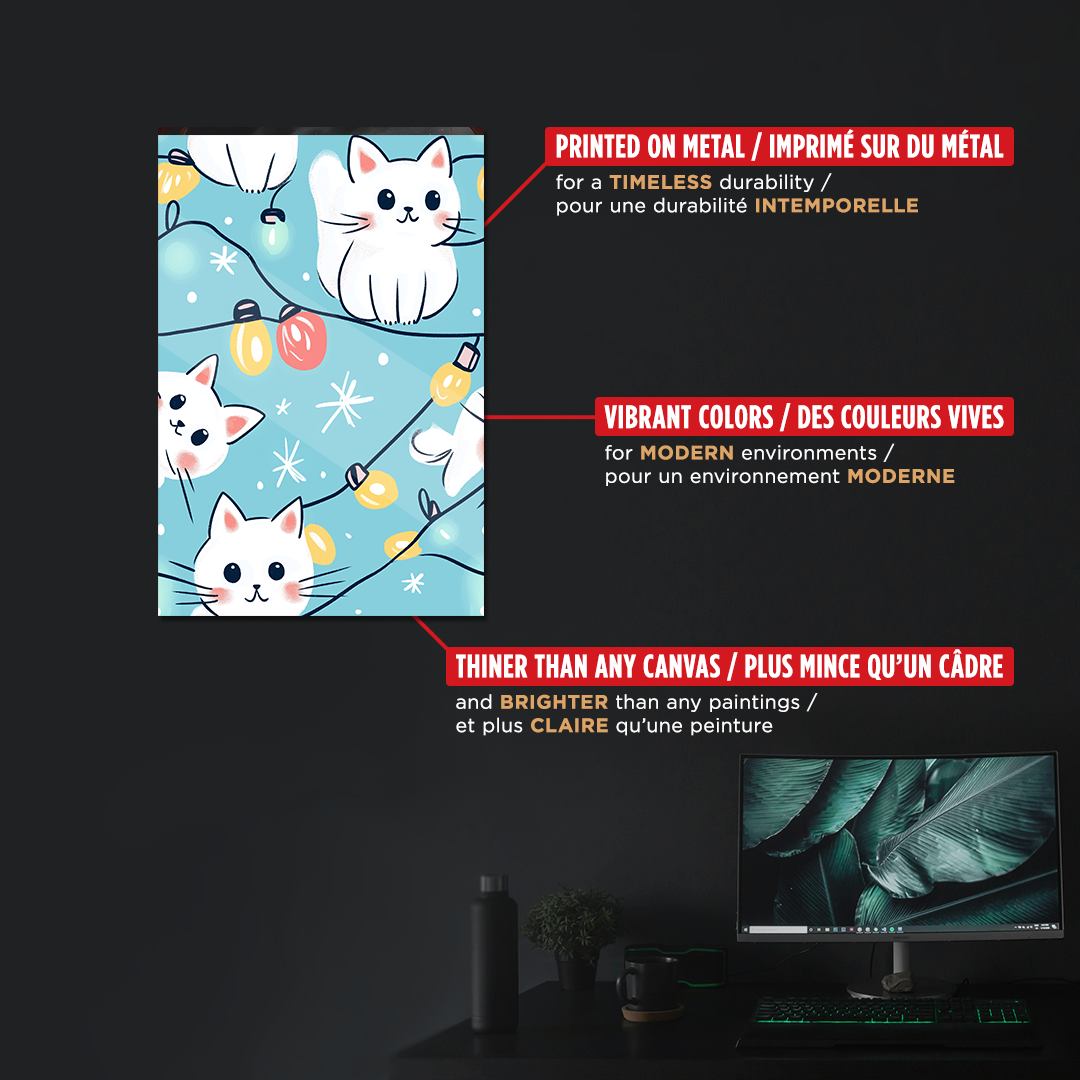 OUR COLLECTION - ABSTRACT - Christmas Loving Cats