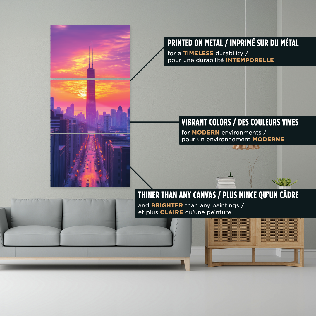 OUR COLLECTION - MULTIPANEL - Uptown Sunset