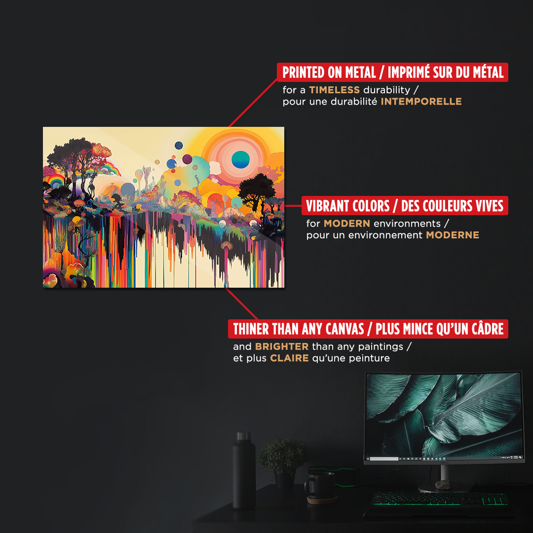 NOTRE COLLECTION - ABSTRAIT - Paysages colorés et fondants