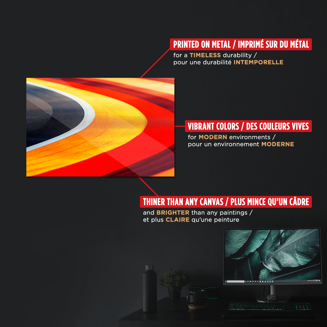 OUR COLLECTION - ABSTRACT - Colored Road Stripes