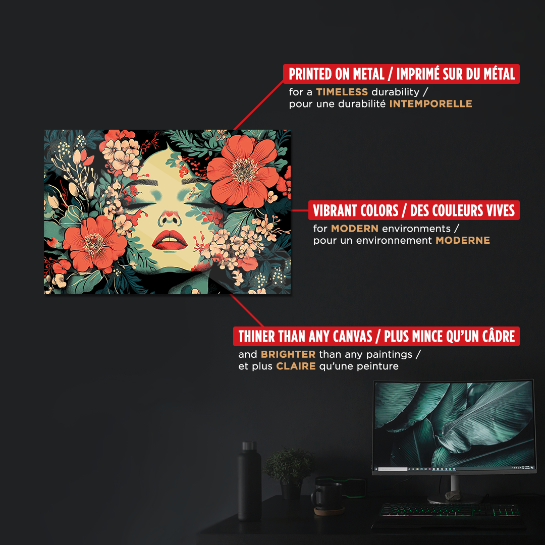 OUR COLLECTION - ABSTRACT - Sleeping Flowery Beauty