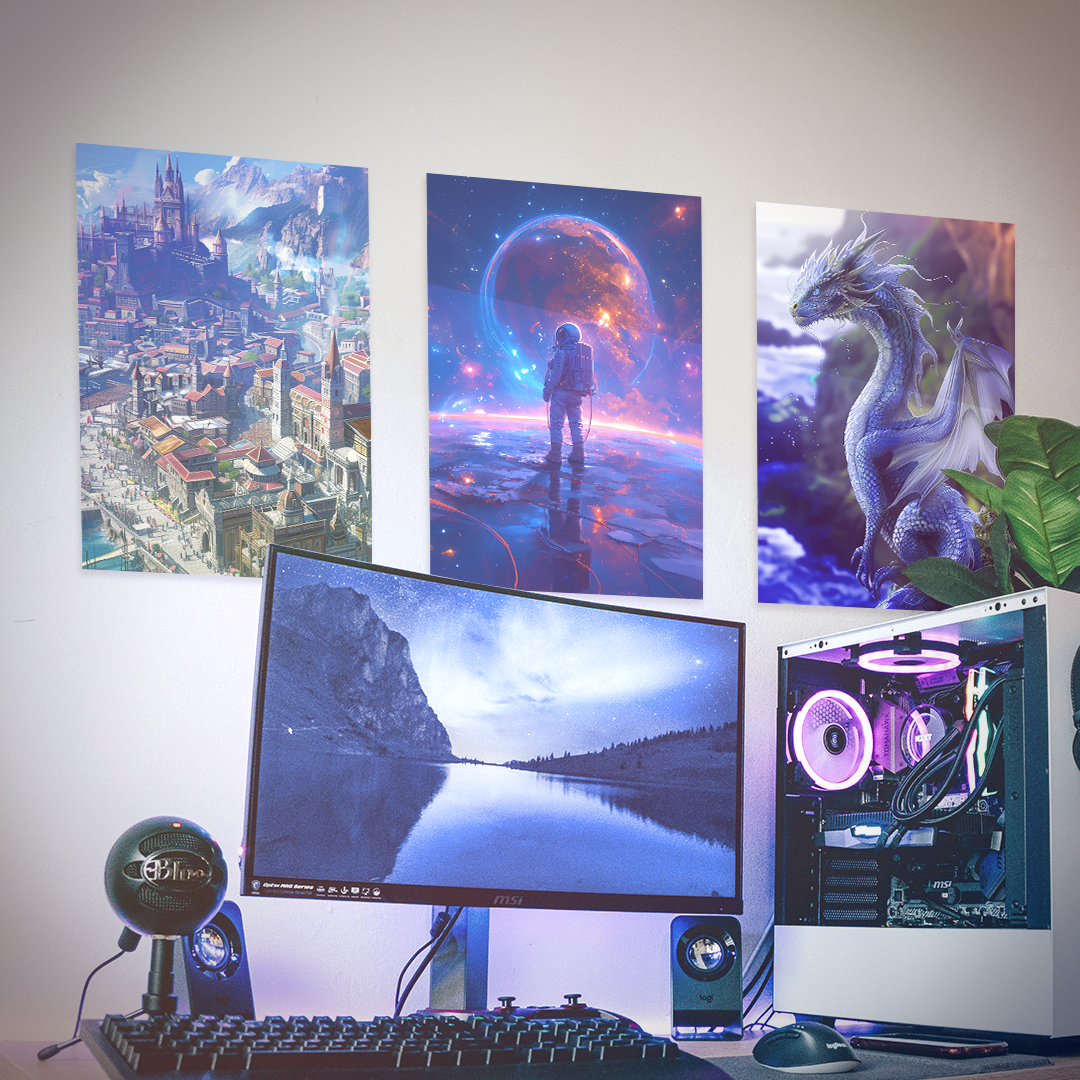 gaming room white