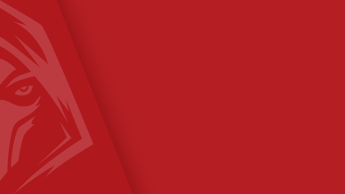 red rebel print logo banner