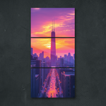 NOTRE COLLECTION - MULTIPANEL - Uptown Sunset