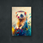 OUR COLLECTION - ABSTRACT - Colorful Ferret