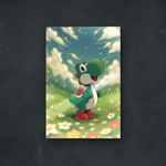 JACKSON COLE - SUPER MARIO BROS - Yoshi in a flowerfield