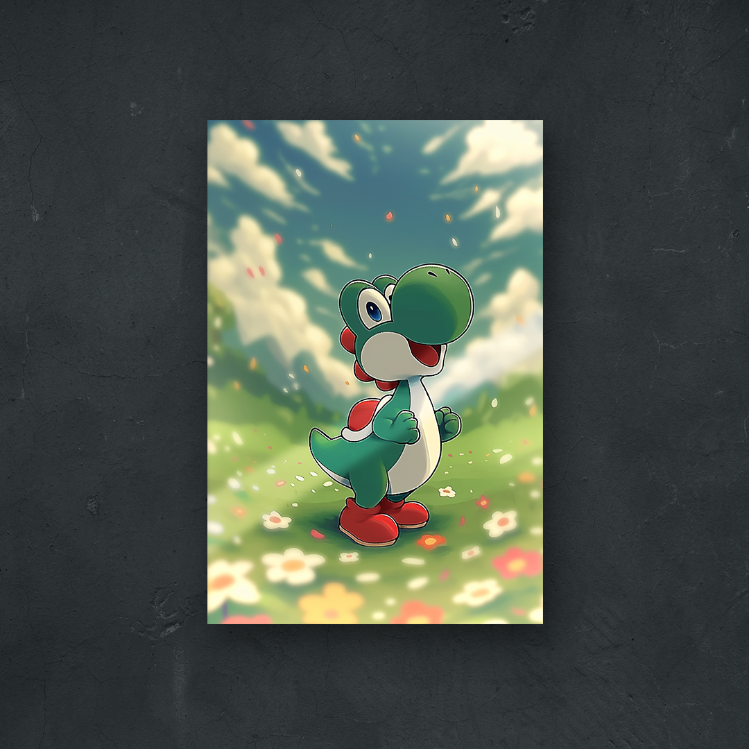 JACKSON COLE - SUPER MARIO BROS - Yoshi in a flowerfield