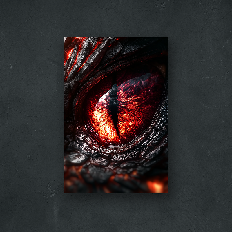 NOTRE COLLECTION - FANTASY - Dragon aux yeux rouges