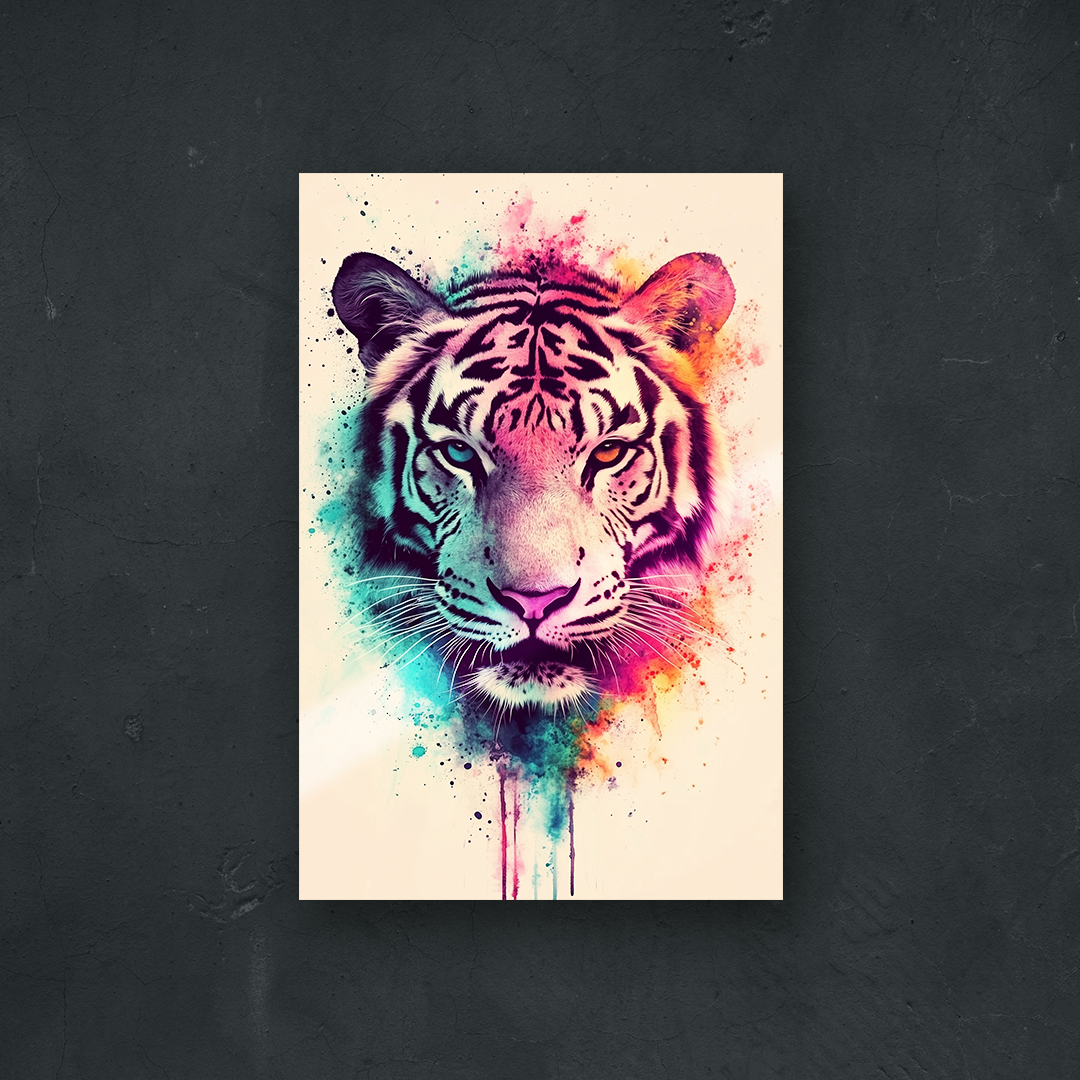 NOTRE COLLECTION - ABSTRAIT - Éclaboussure de Tigre