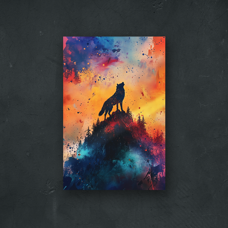OUR COLLECTION - ABSTRACT - A Colorful Howl