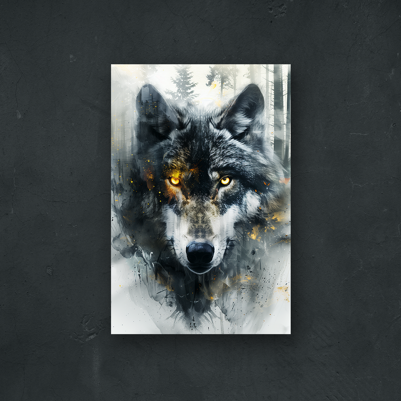 NOTRE COLLECTION - NATURE - le Loup aux Yeux d'Or