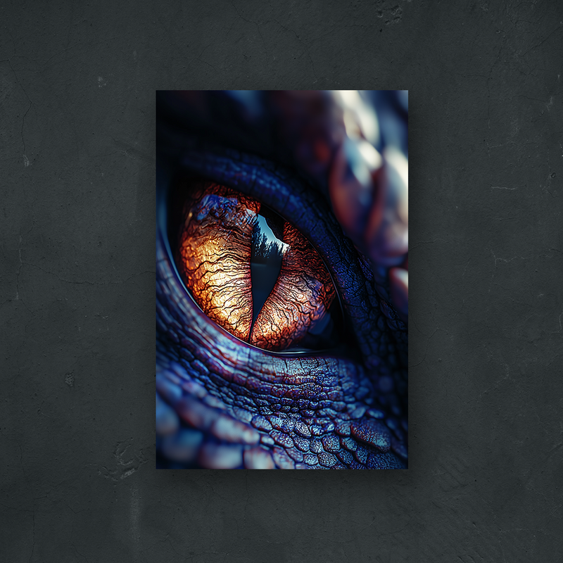 NOTRE COLLECTION - FANTASY - Dragon aux yeux jaunes