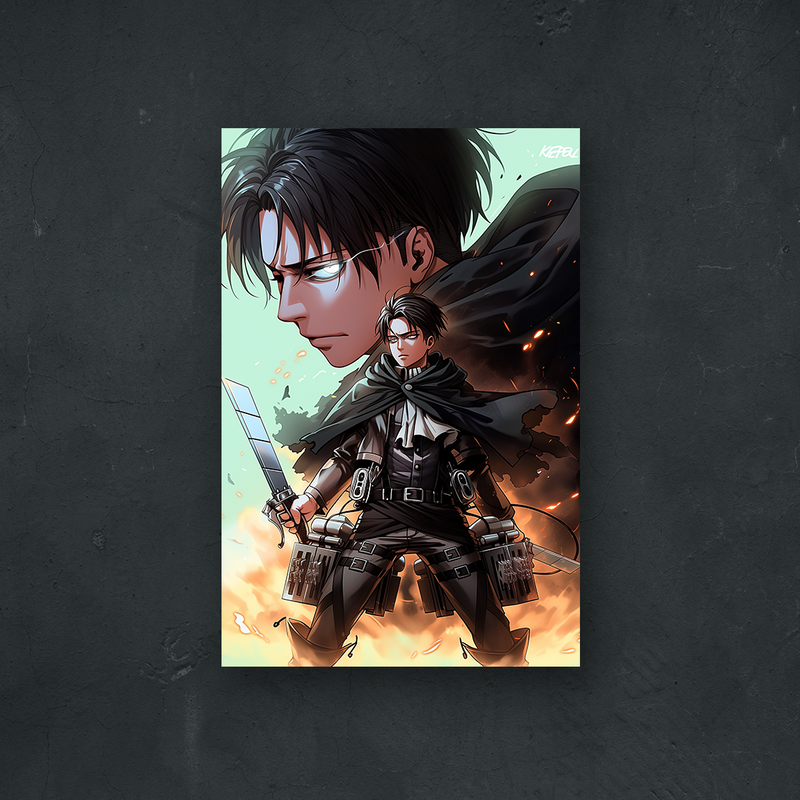 FUJIMOTO AYUMU - ATTACK ON TITAN - Levi's decisive pose