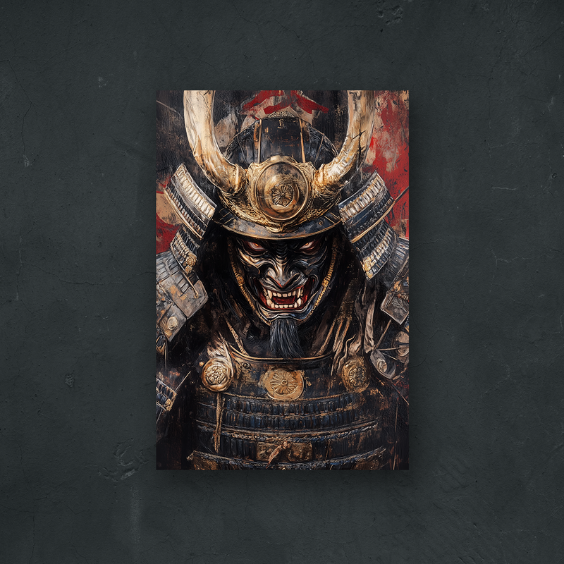 NOTRE COLLECTION - ORIENTAL - Peinture Samouraï Honorable