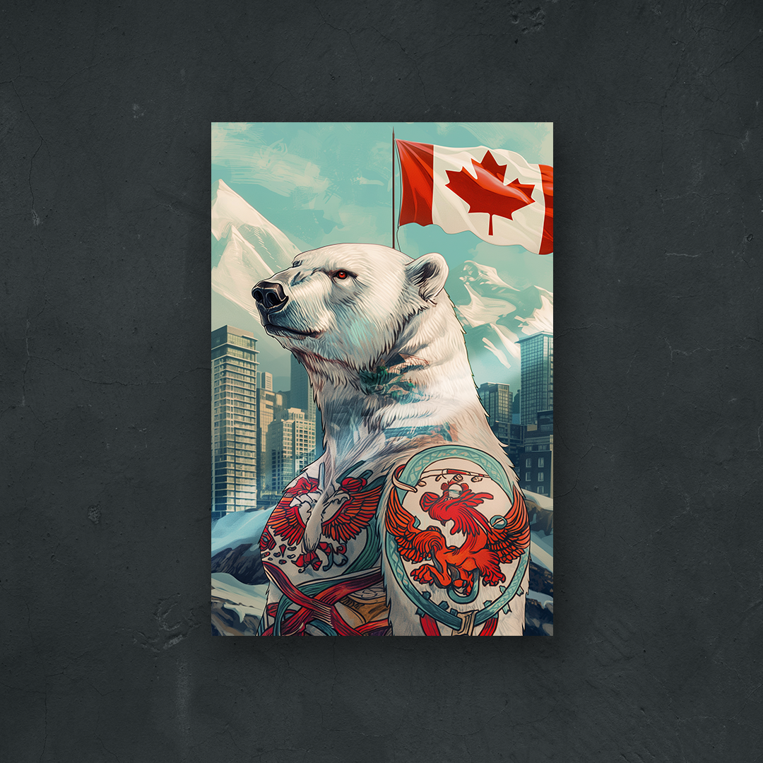 OUR COLLECTION - ABSTRACT - Canadian Polar Bear