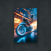 NOTRE COLLECTION - SCIENCE-FICTION - Fiery Cyber Moto