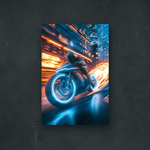 NOTRE COLLECTION - SCIENCE-FICTION - Fiery Cyber Moto