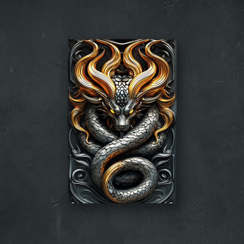 NOTRE COLLECTION - FANTASY - Sombre Hydra dorée