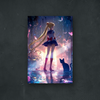 FUJIMOTO AYUMU - SAILOR MOON - Sailor Moon, Luna and butterflies