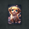 NOTRE COLLECTION - STYLE ANIME - Chien mignon avec des papillons