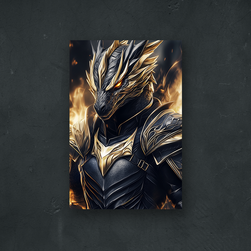 NOTRE COLLECTION - FANTASY - Chevalier noir Lézard
