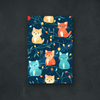 NOTRE COLLECTION - ABSTRAIT - Motif Chat de Noël