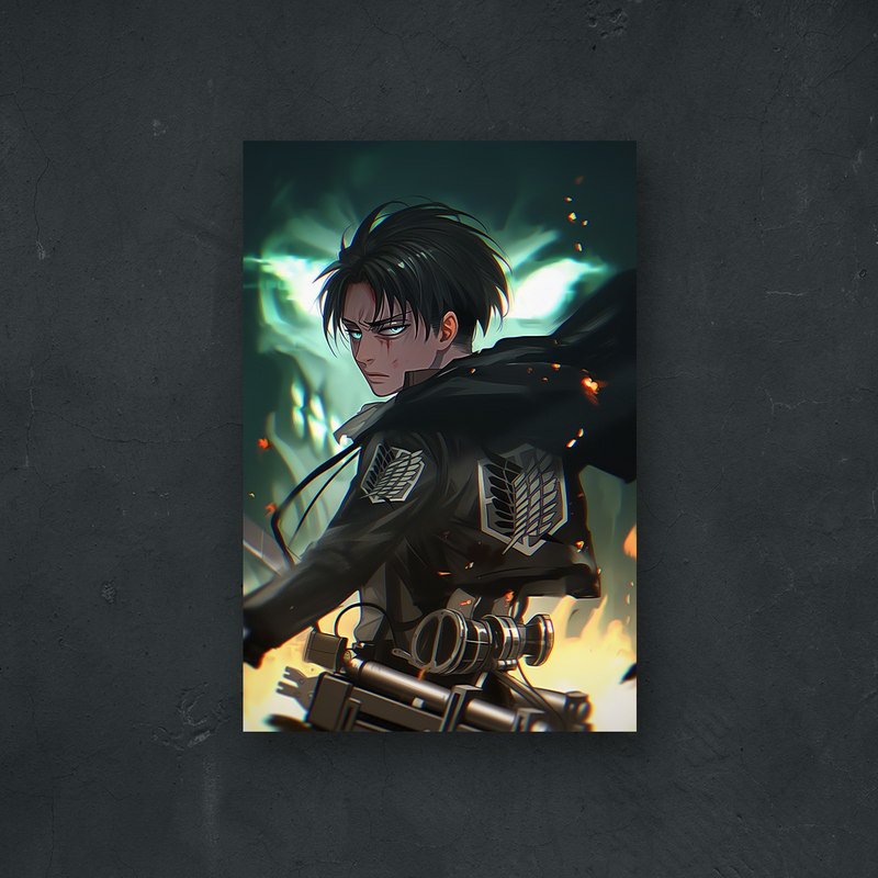 FUJIMOTO AYUMU - ATTACK ON TITAN - Levi's menacing glare