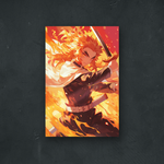 FUJIMOTO AYUMU - DEMON SLAYER - Lame de feu de Rengoku