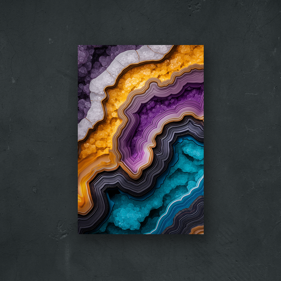 OUR COLLECTION - ABSTRACT - Mineral Colorful Formation