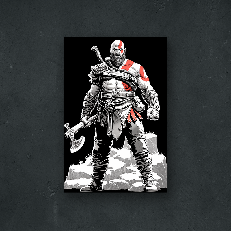JACKSON COLE - GOD OF WAR - Kratos graphique