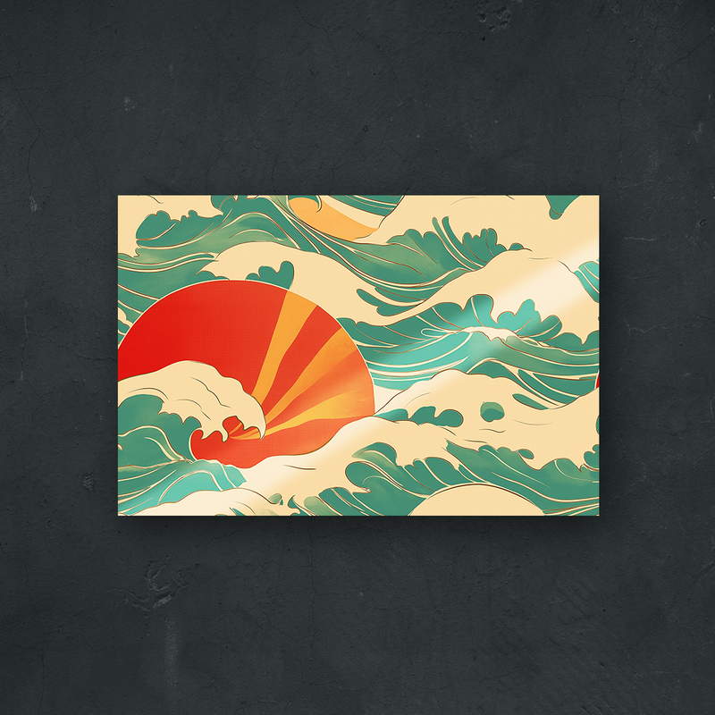 NOTRE COLLECTION - ABSTRAIT - Soleil dans les vagues