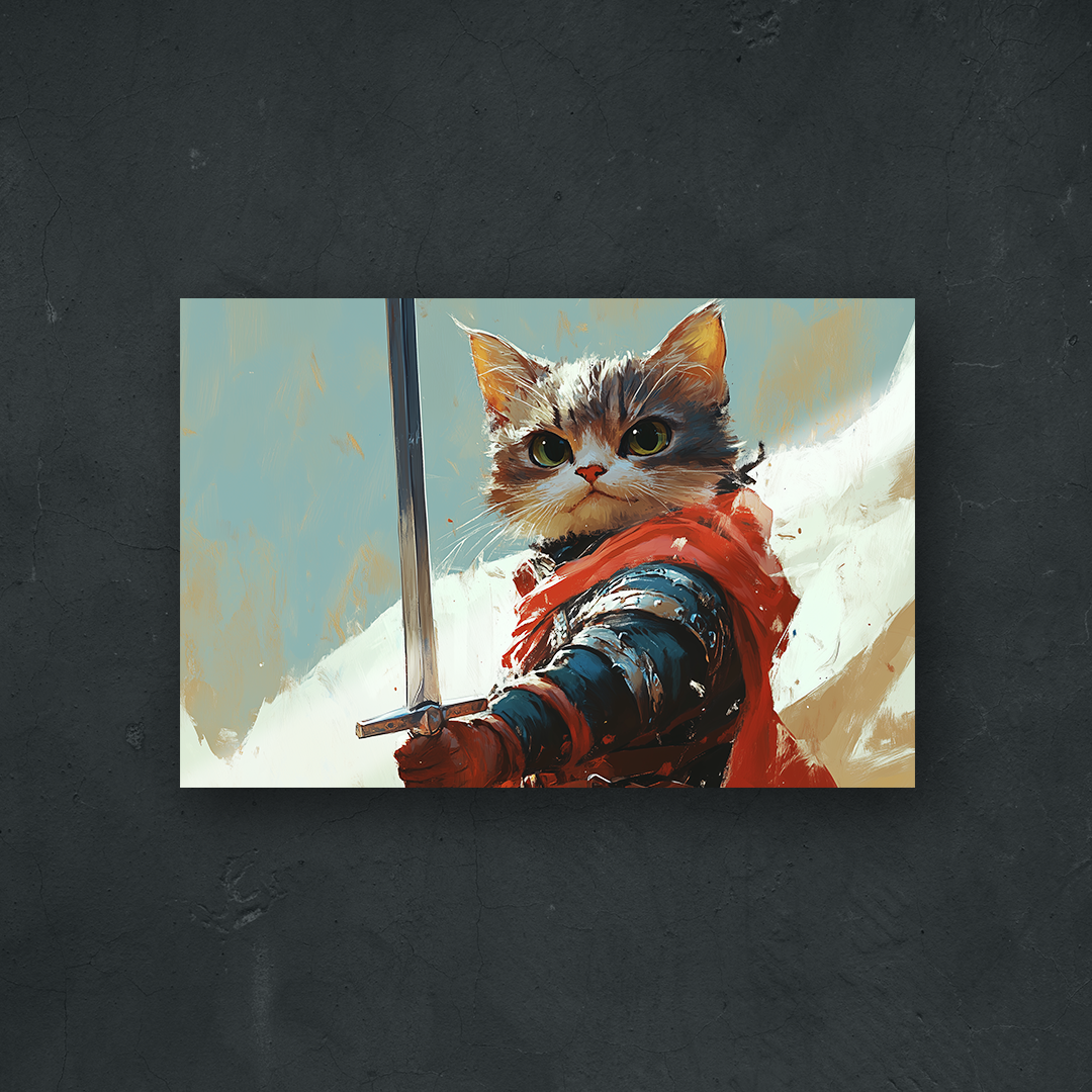 NOTRE COLLECTION - FANTASY - Héroïque Chat aventurier