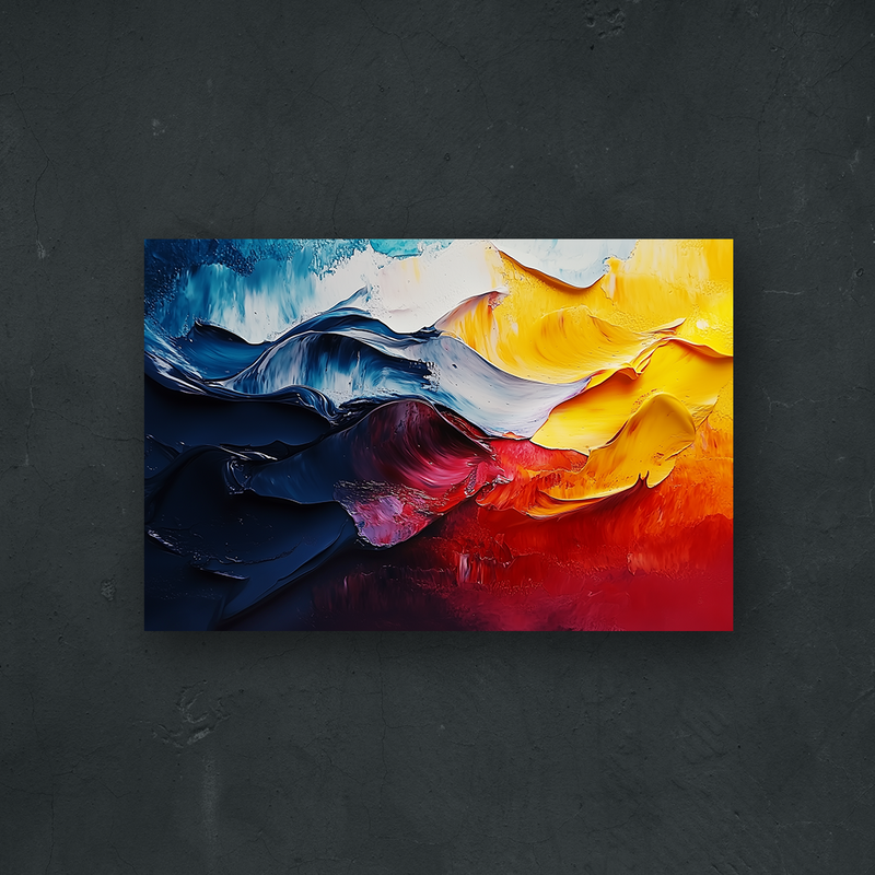 NOTRE COLLECTION - ABSTRAIT - Vagues maculées