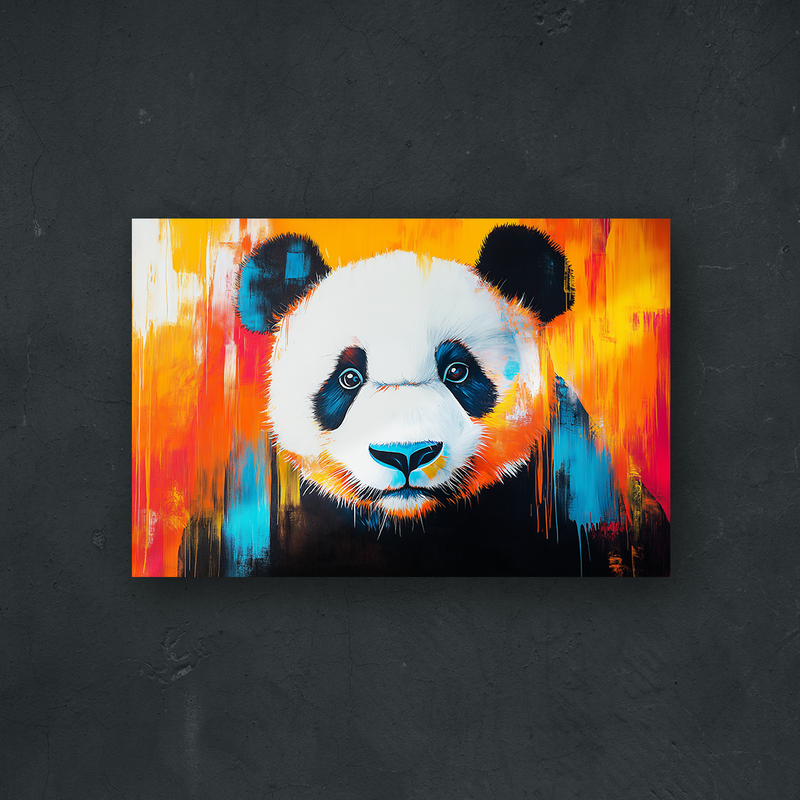 OUR COLLECTION - ABSTRACT - Panda Splashed
