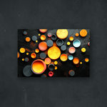 NOTRE COLLECTION - ABSTRAIT - Orange Galaxy