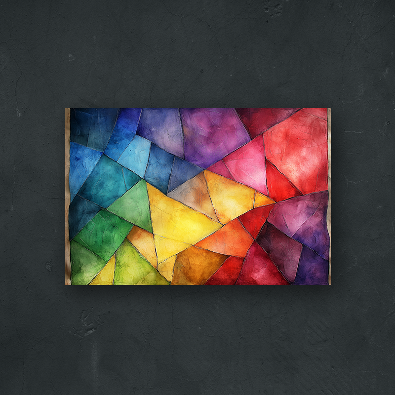 NOTRE COLLECTION - ABSTRAIT - Triangles de papier
