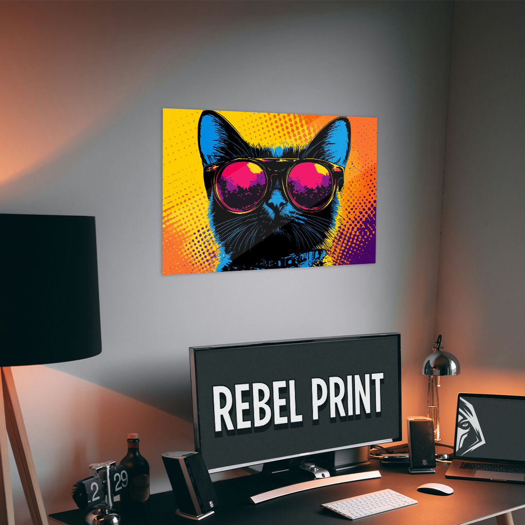 NOTRE COLLECTION - ABSTRAIT - PopArt Cat