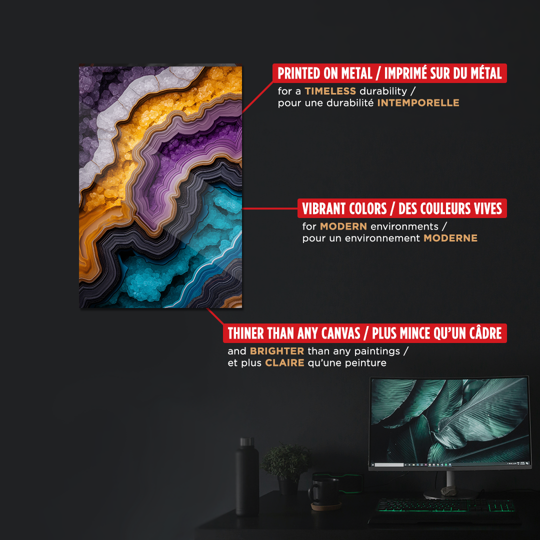 OUR COLLECTION - ABSTRACT - Mineral Colorful Formation
