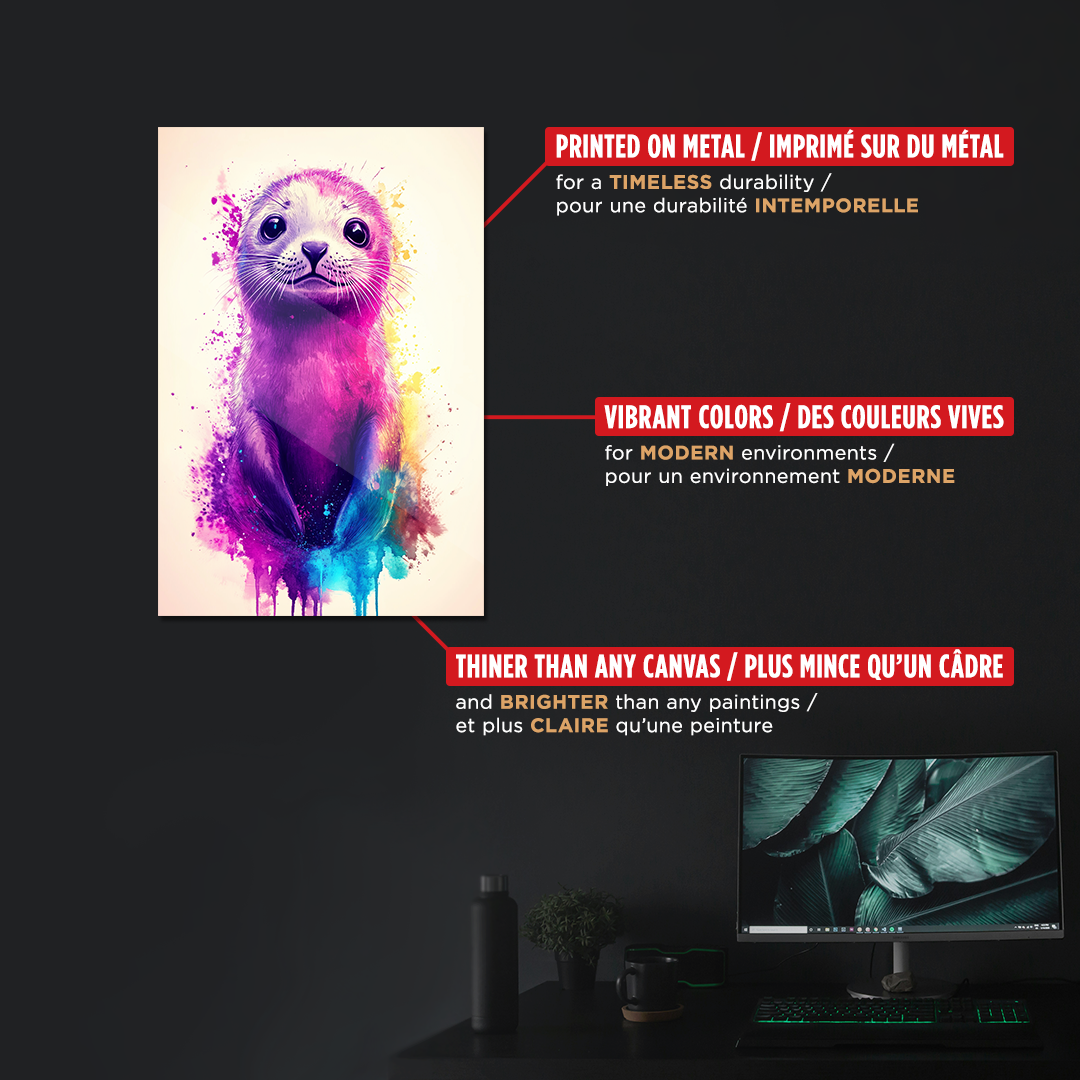 OUR COLLECTION - ABSTRACT - Splashy Seal